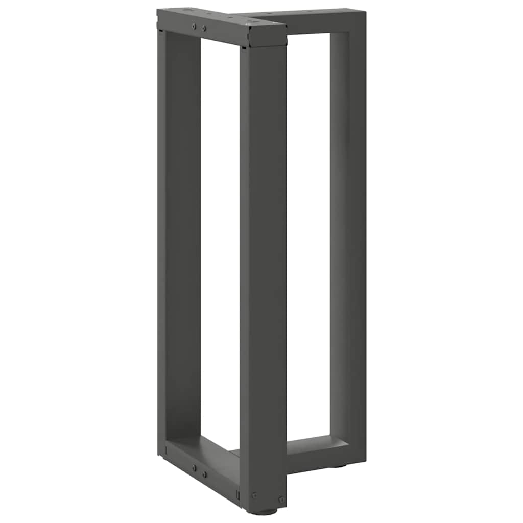 2 db antracit acél bárasztal lábak t-alakú 40x35x(91-92) cm