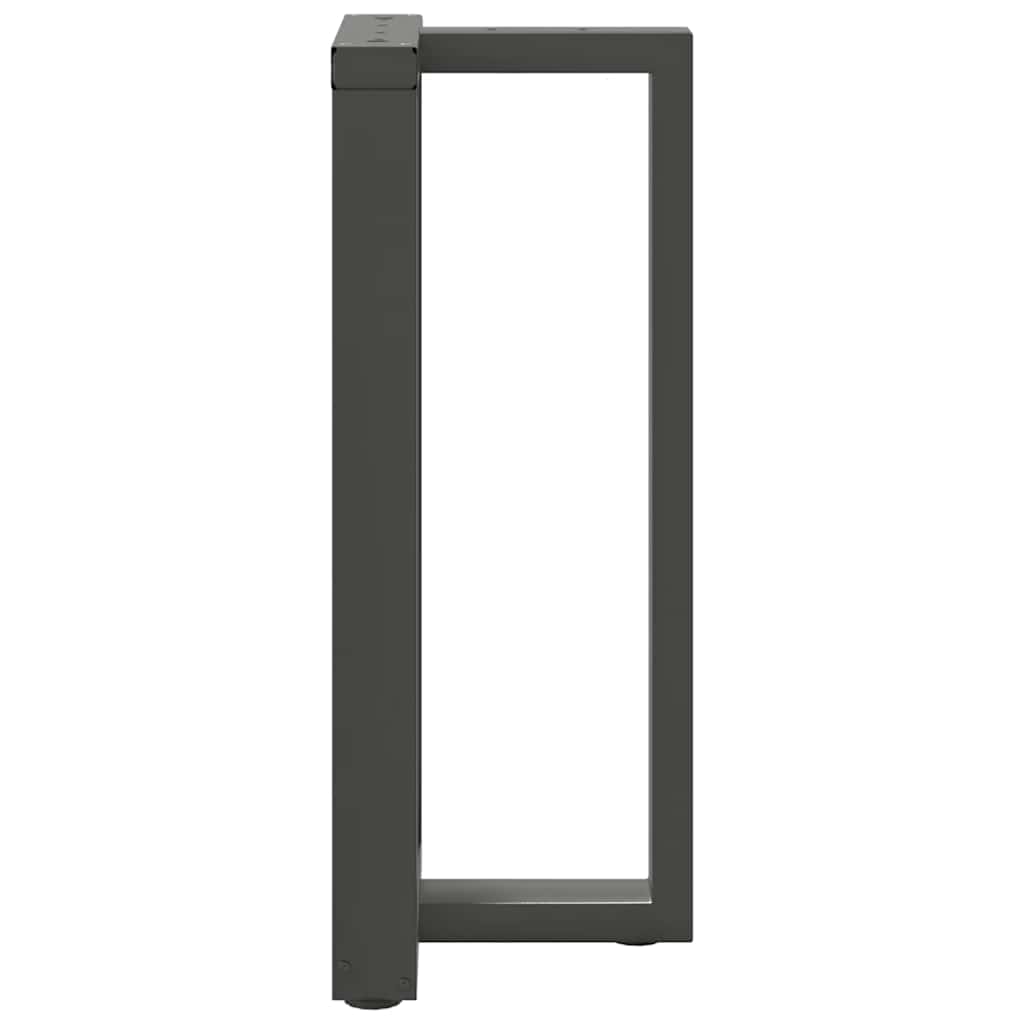 2 db antracit acél bárasztal lábak t-alakú 40x35x(91-92) cm