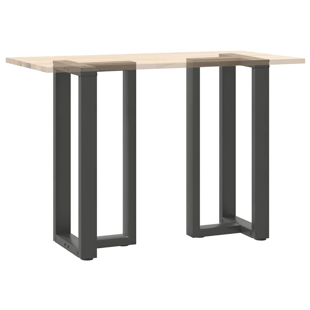 2 db antracit acél bárasztal lábak t-alakú 40x35x(91-92) cm