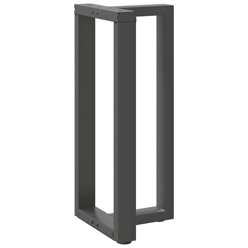 2 db antracit acél bárasztal lábak t-alakú 50x35x(91-92) cm
