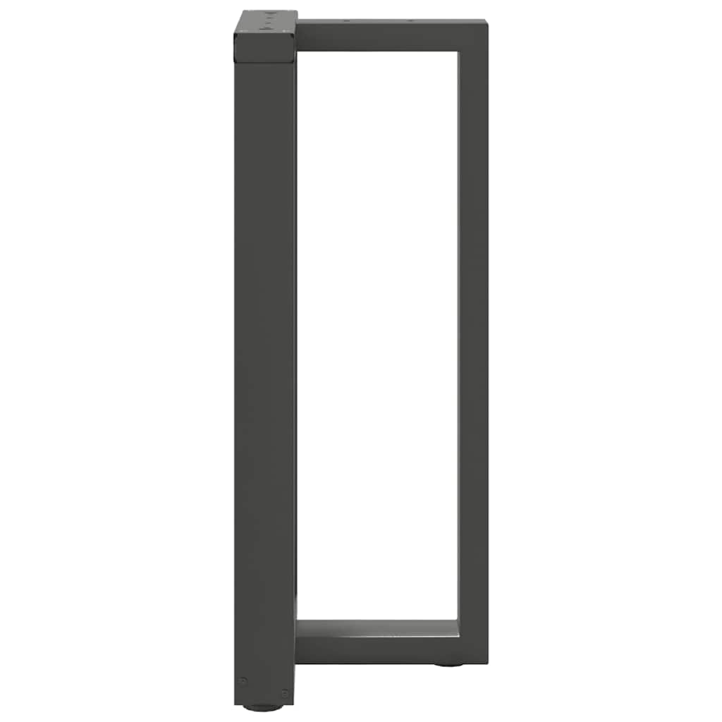 2 db antracit acél bárasztal lábak t-alakú 50x35x(91-92) cm
