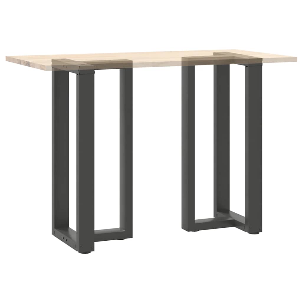 2 db antracit acél bárasztal lábak t-alakú 50x35x(91-92) cm