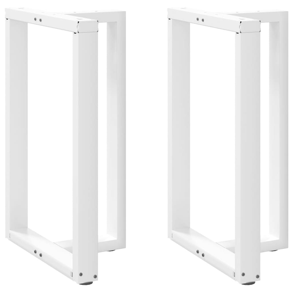 2 db fehér acél bárasztal lábak t-alakú 60x35x(91-92) cm