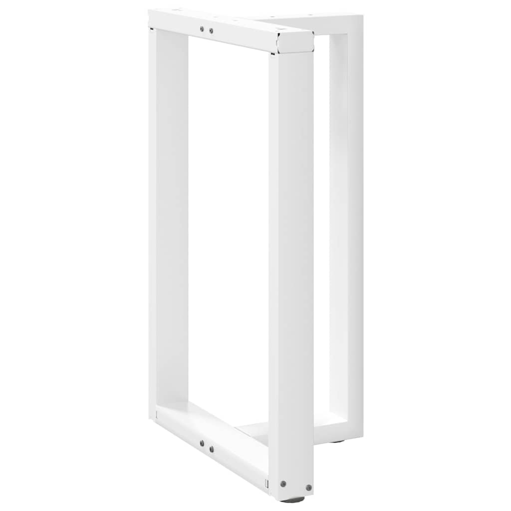 2 db fehér acél bárasztal lábak t-alakú 60x35x(91-92) cm
