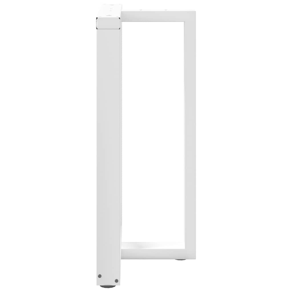 2 db fehér acél bárasztal lábak t-alakú 60x35x(91-92) cm