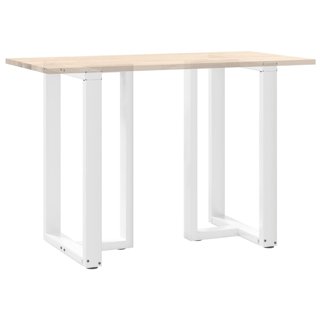 2 db fehér acél bárasztal lábak t-alakú 60x35x(91-92) cm