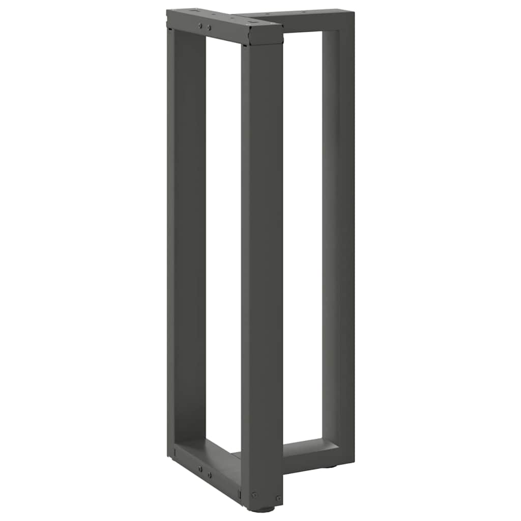 2 db antracit acél bárasztal lábak t-alakú 40x35x(101-102) cm