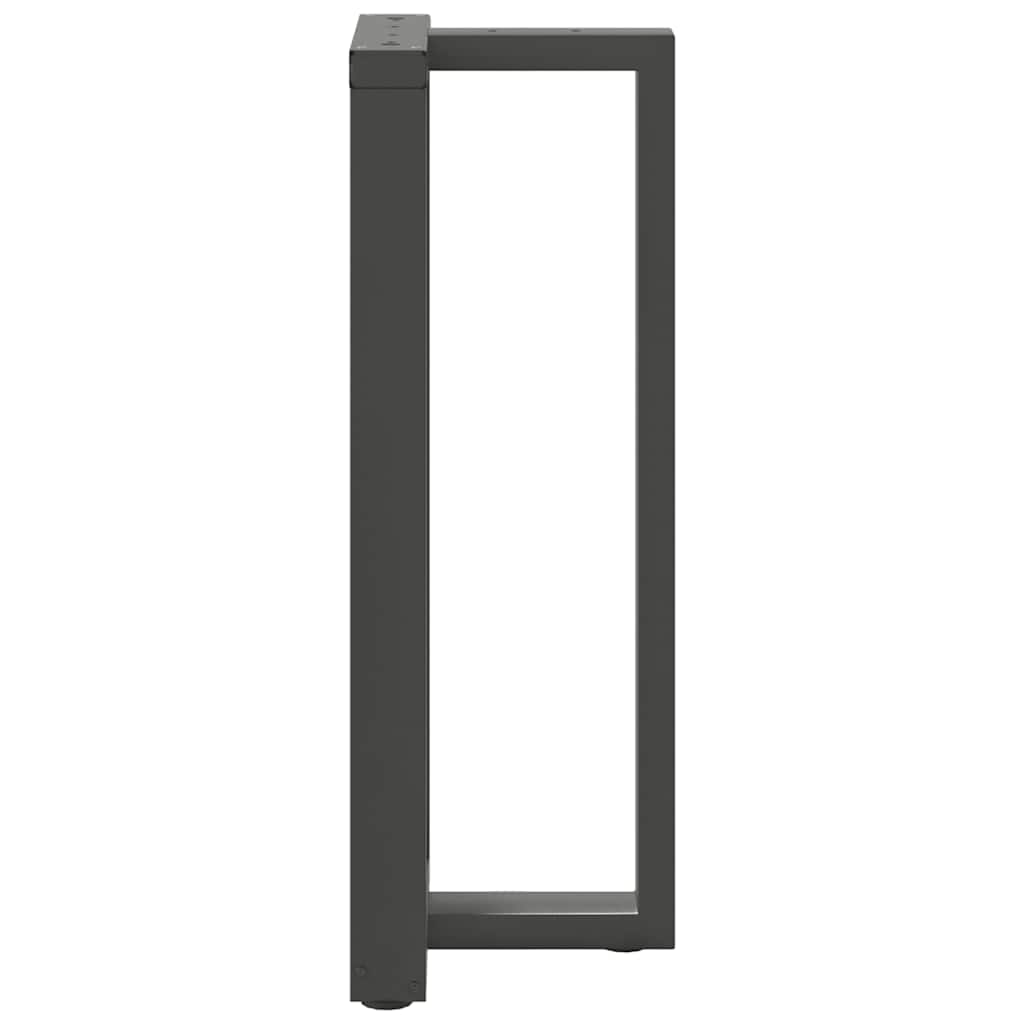 2 db antracit acél bárasztal lábak t-alakú 40x35x(101-102) cm