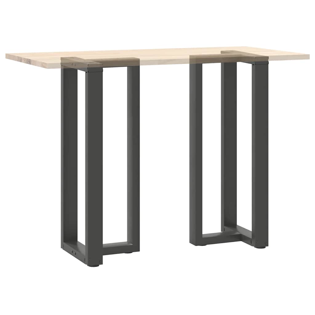 2 db antracit acél bárasztal lábak t-alakú 40x35x(101-102) cm