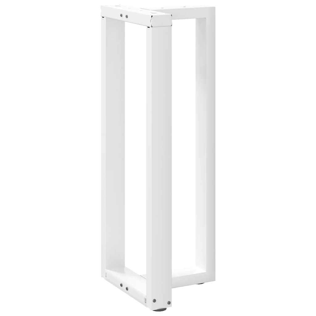 2 db fehér acél bárasztal lábak t-alakú 50x35x(101-102) cm
