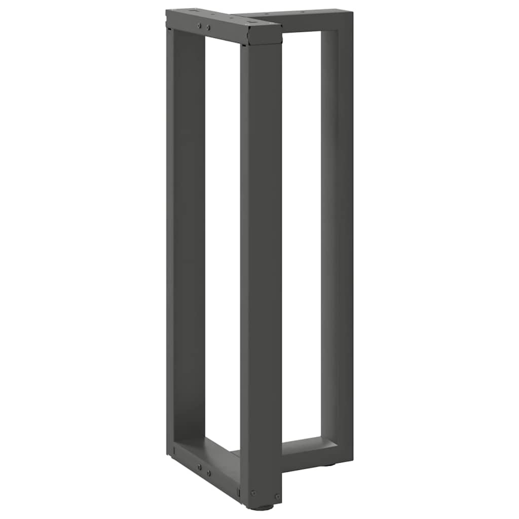 2 db antracit acél bárasztal lábak t-alakú 50x35x(101-102) cm