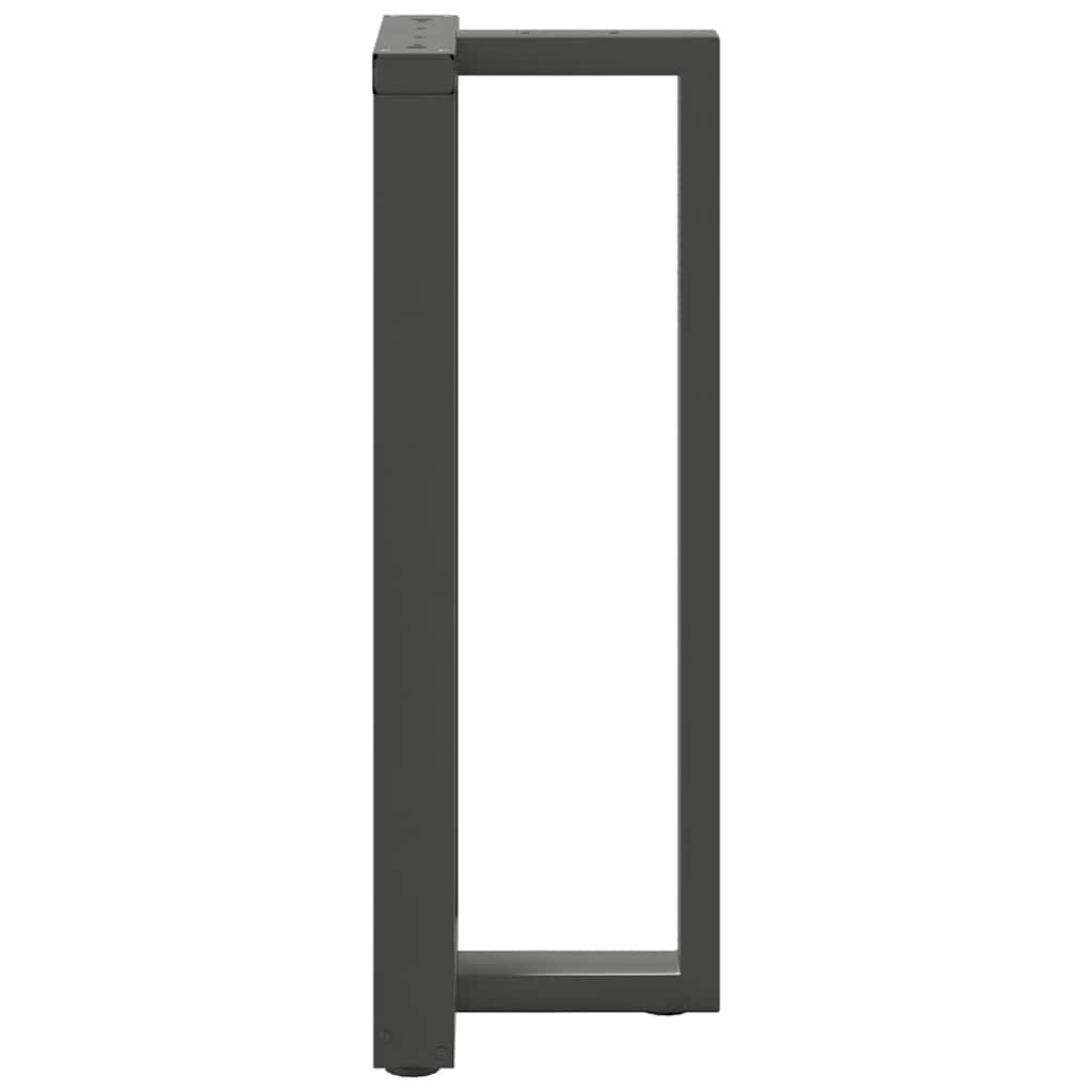 2 db antracit acél bárasztal lábak t-alakú 50x35x(101-102) cm