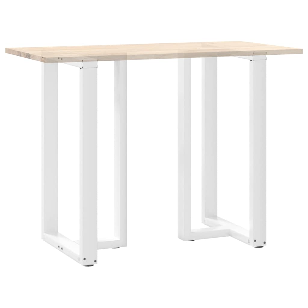 2 db fehér acél bárasztal lábak t-alakú 60x35x(101-102) cm
