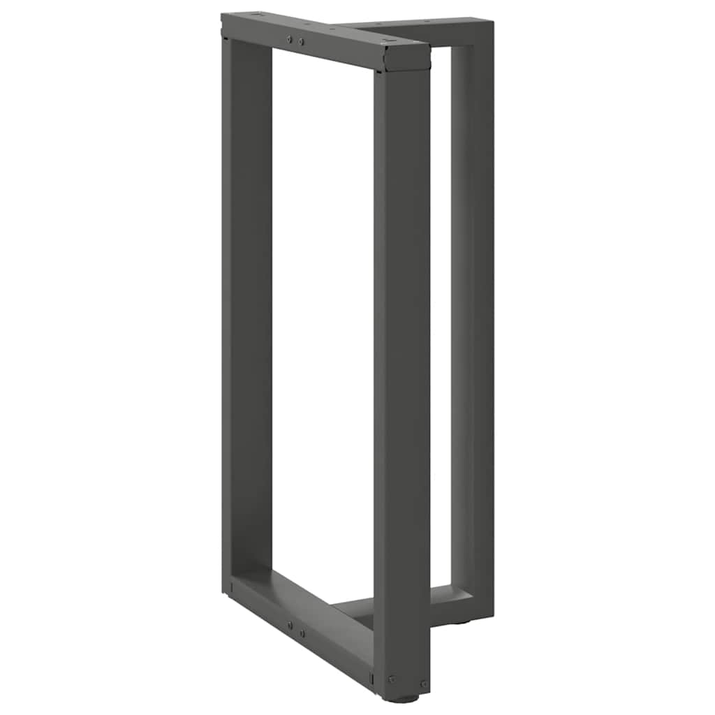 2 db antracit acél bárasztal lábak t-alakú 60x35x(101-102) cm