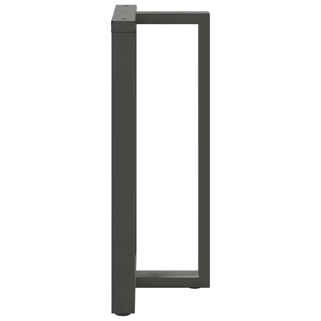 2 db antracit acél bárasztal lábak t-alakú 60x35x(101-102) cm