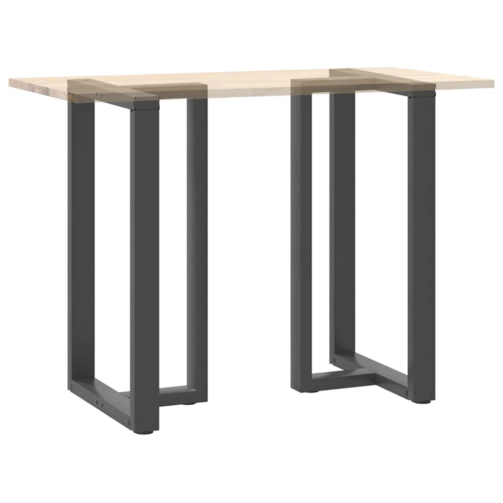2 db antracit acél bárasztal lábak t-alakú 60x35x(101-102) cm