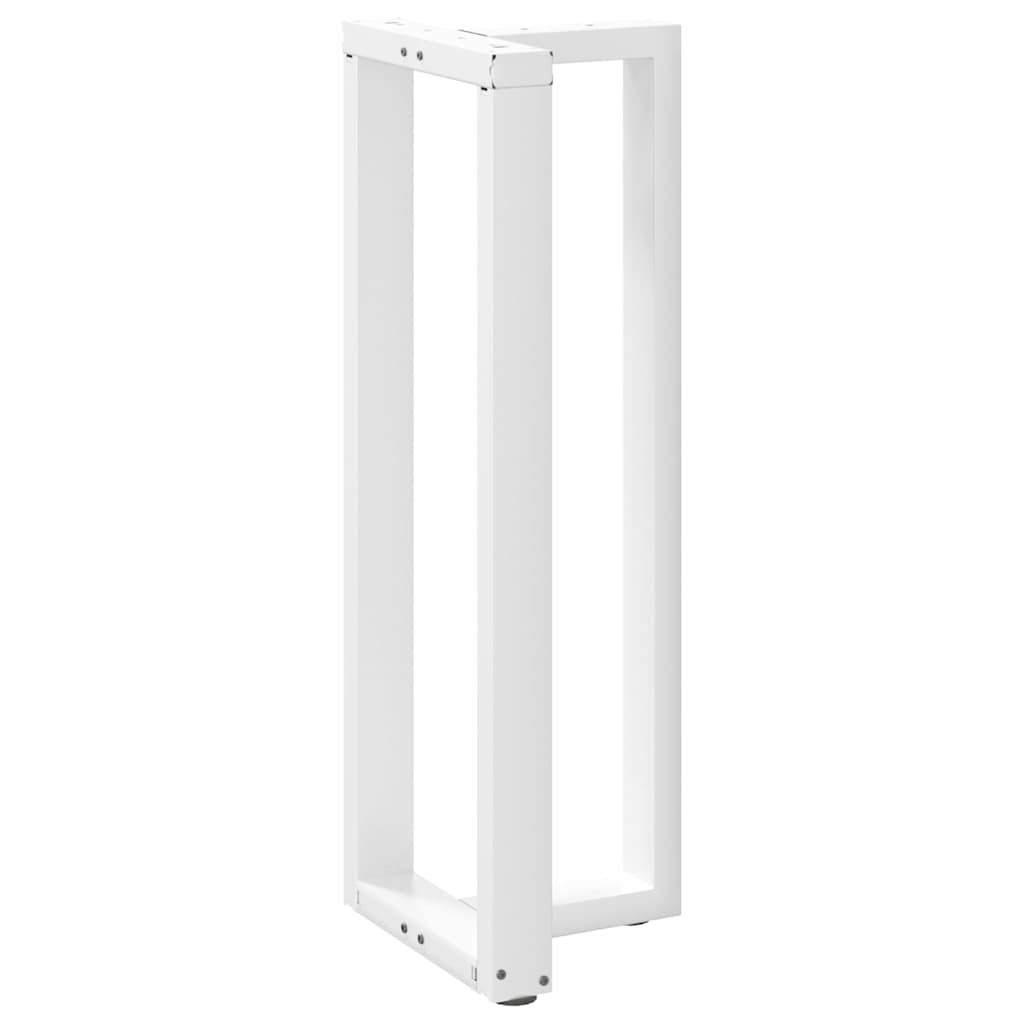 2 db fehér acél bárasztal lábak t-alakú 40x35x(111-112) cm