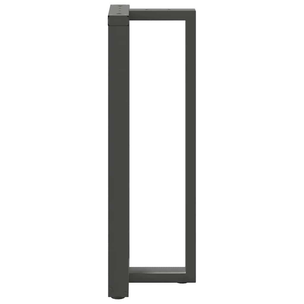 2 db antracit acél bárasztal lábak t-alakú 40x35x(111-112) cm