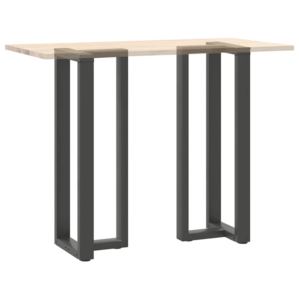 2 db antracit acél bárasztal lábak t-alakú 40x35x(111-112) cm