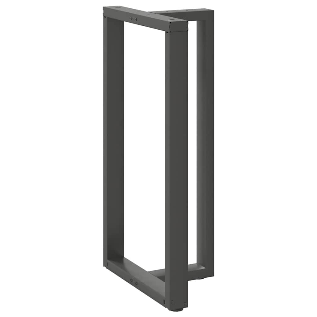 2 db antracit acél bárasztal lábak t-alakú 60x35x(111-112) cm