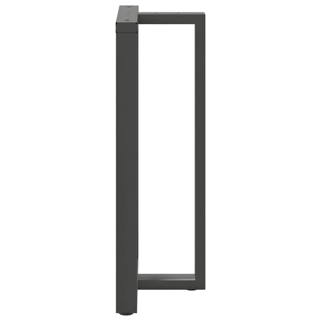 2 db antracit acél bárasztal lábak t-alakú 60x35x(111-112) cm
