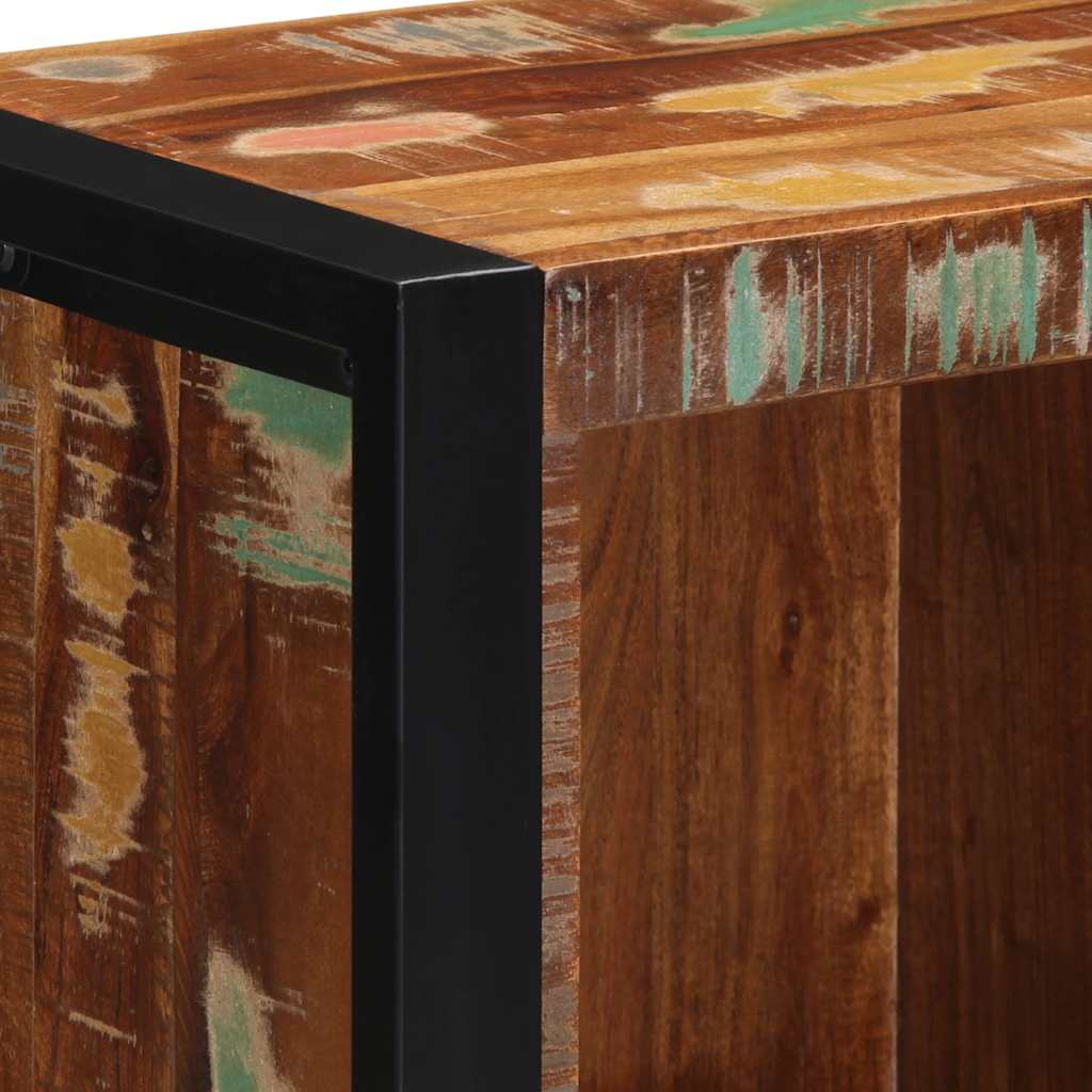 Fürdőszoba szekrény 40x30x90 cm tömörfa, újrahasznosított fa