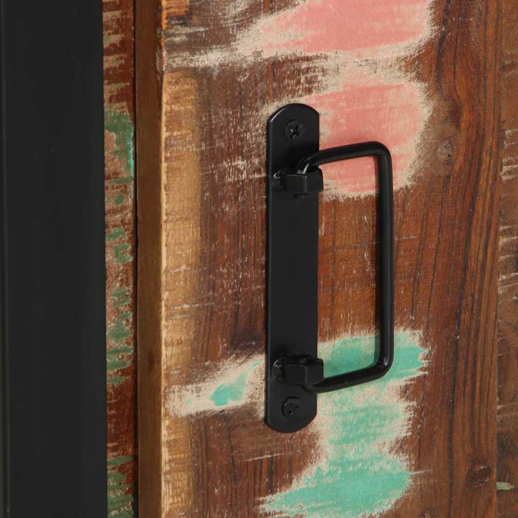 Fürdőszoba szekrény 40x30x90 cm tömörfa, újrahasznosított fa