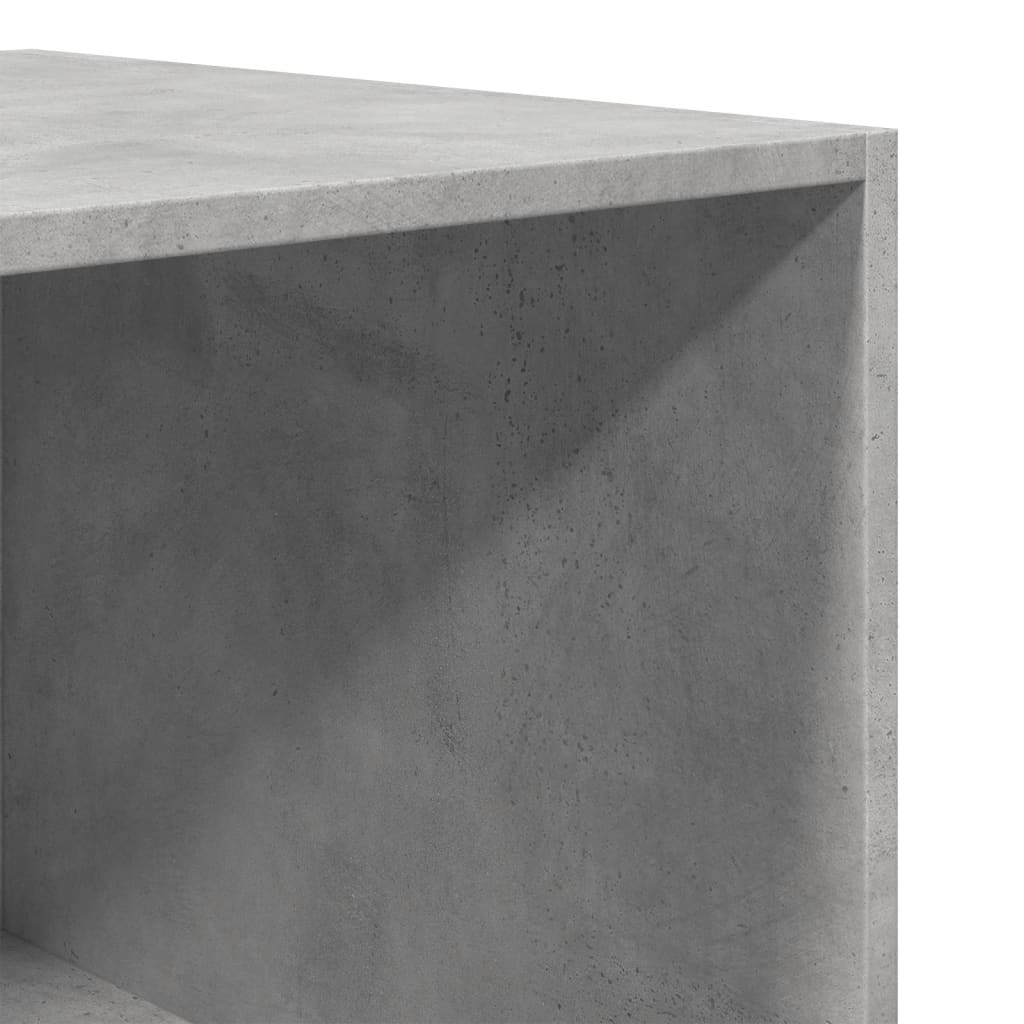 Betonszürke forgácslap ruhásszekrény 100 x 50 x 200 cm Betonszürke forgácslap ruhásszekrény 100 x 50 x 200 cm
