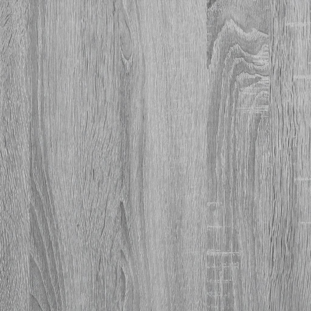 Szürke sonoma színű szerelt fa ruhásszekrény 30 x 50 x 200 cm