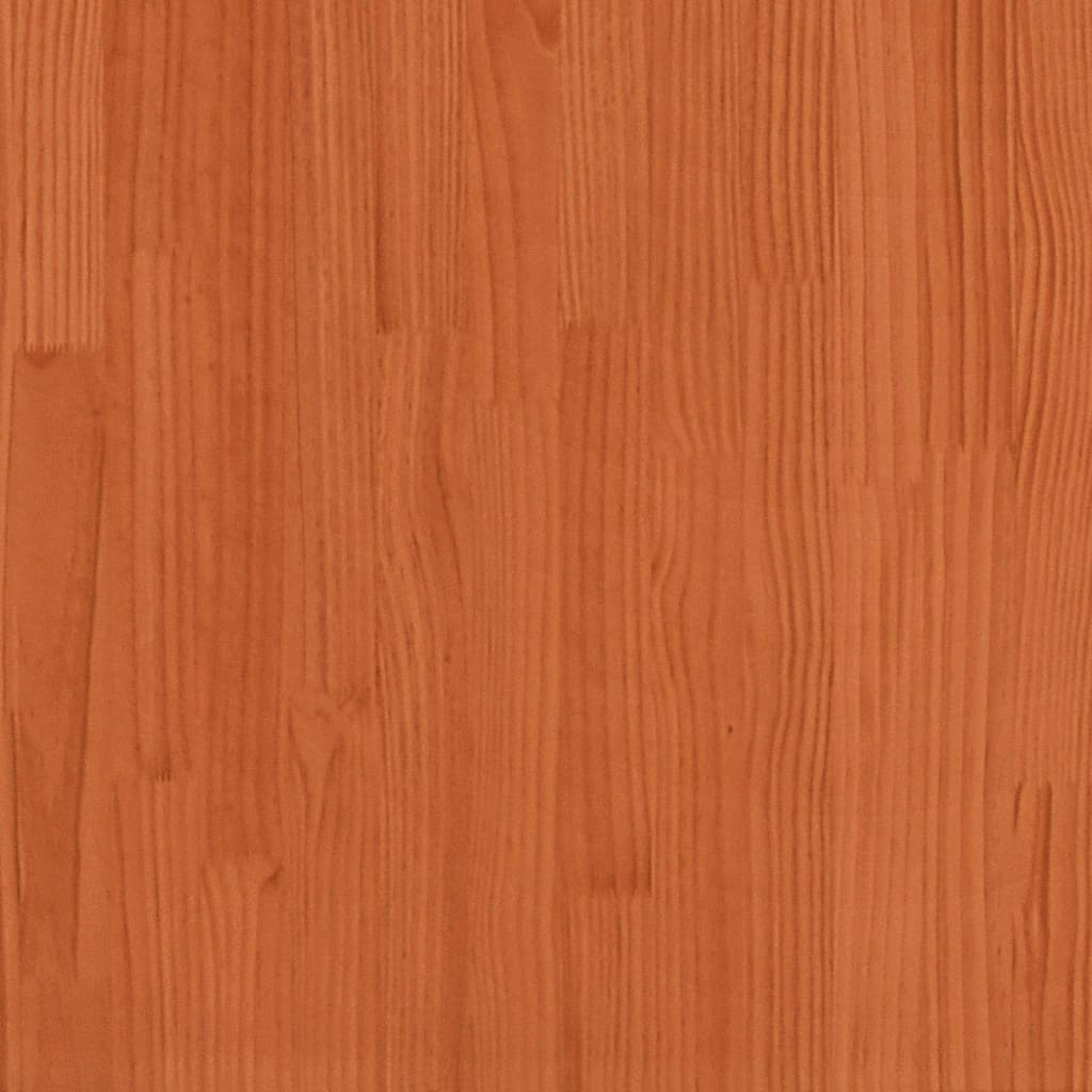 Viaszbarna tömör fenyőfa kanapéágy matrac nélkül 80 x 200 cm Viaszbarna tömör fenyőfa kanapéágy matrac nélkül 80 x 200 cm