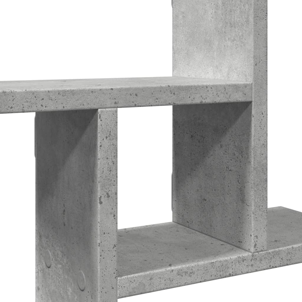2 db betonszürke szerelt fa fali polc 50 x 12 x 50 cm 2 db betonszürke szerelt fa fali polc 50 x 12 x 50 cm