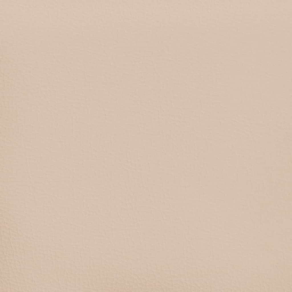 Cappuccino színű műbőr zsebrugós matrac gyerekeknek közepes keménységű 80 x 160 cm
