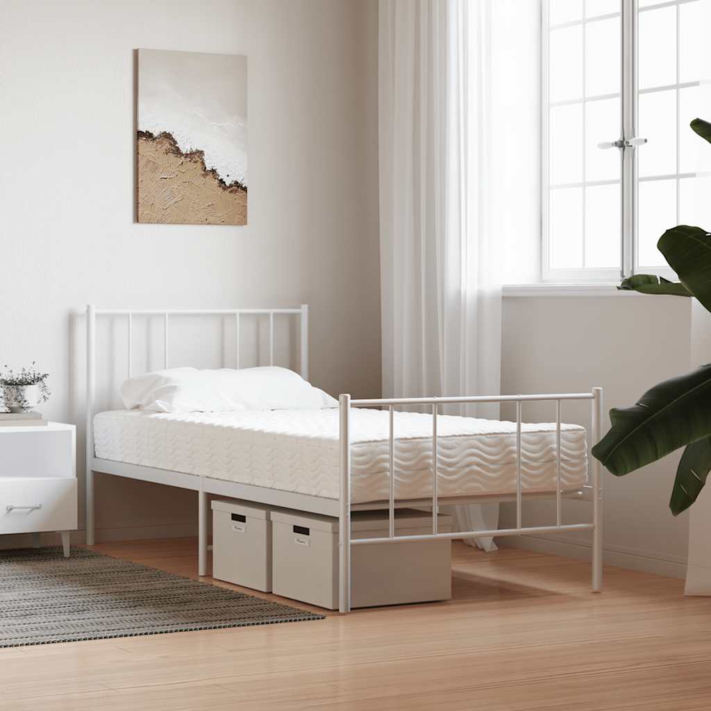 Fehér h2/h3 keménységű habmatrac 90 x 220 cm