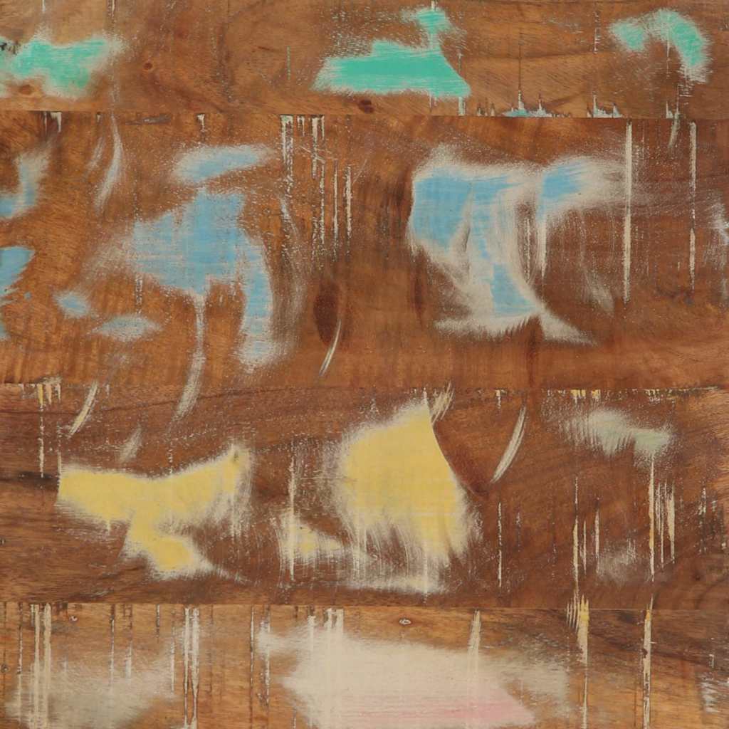 Tömör újrahasznosított fa éjjeliszekrény 40x40x59 cm