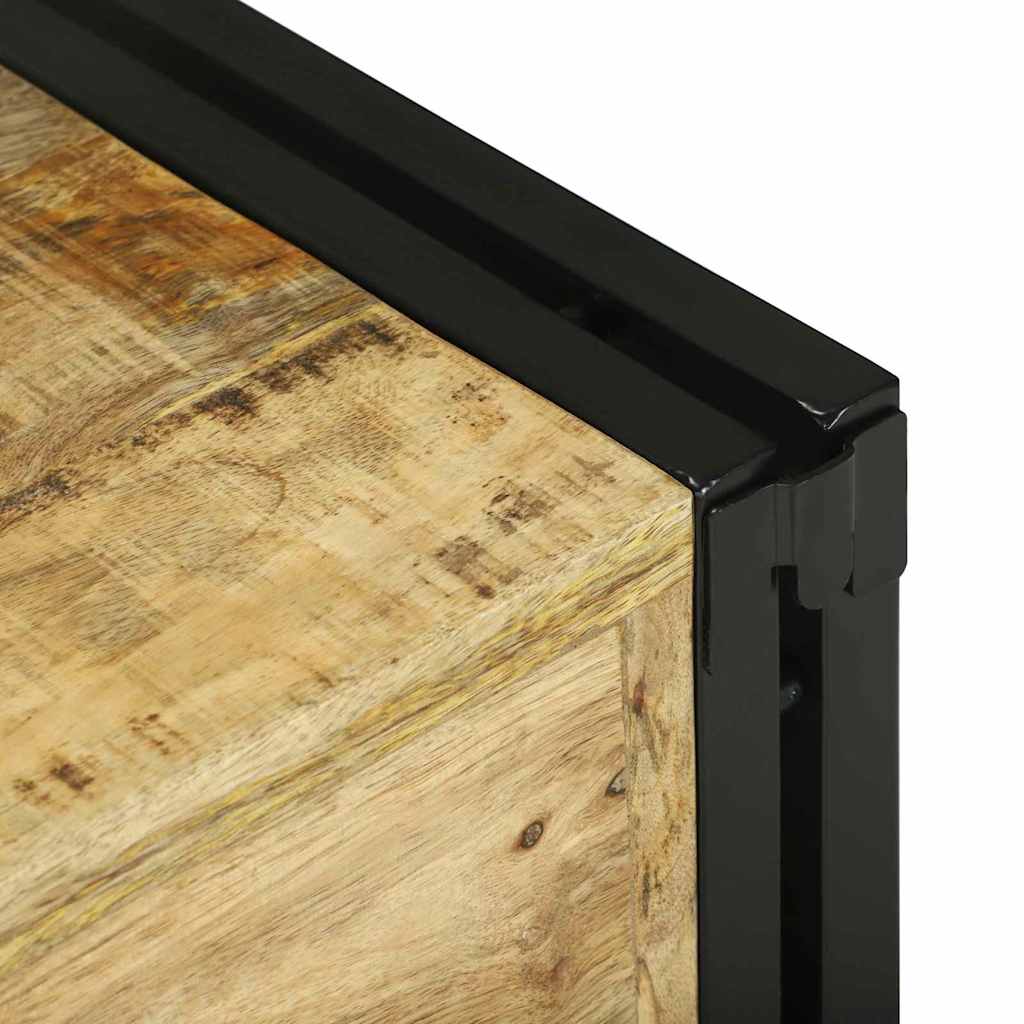 Borágas 2 pcs barna és fekete 46 x 35 x 27,5 cm tömör mangófát