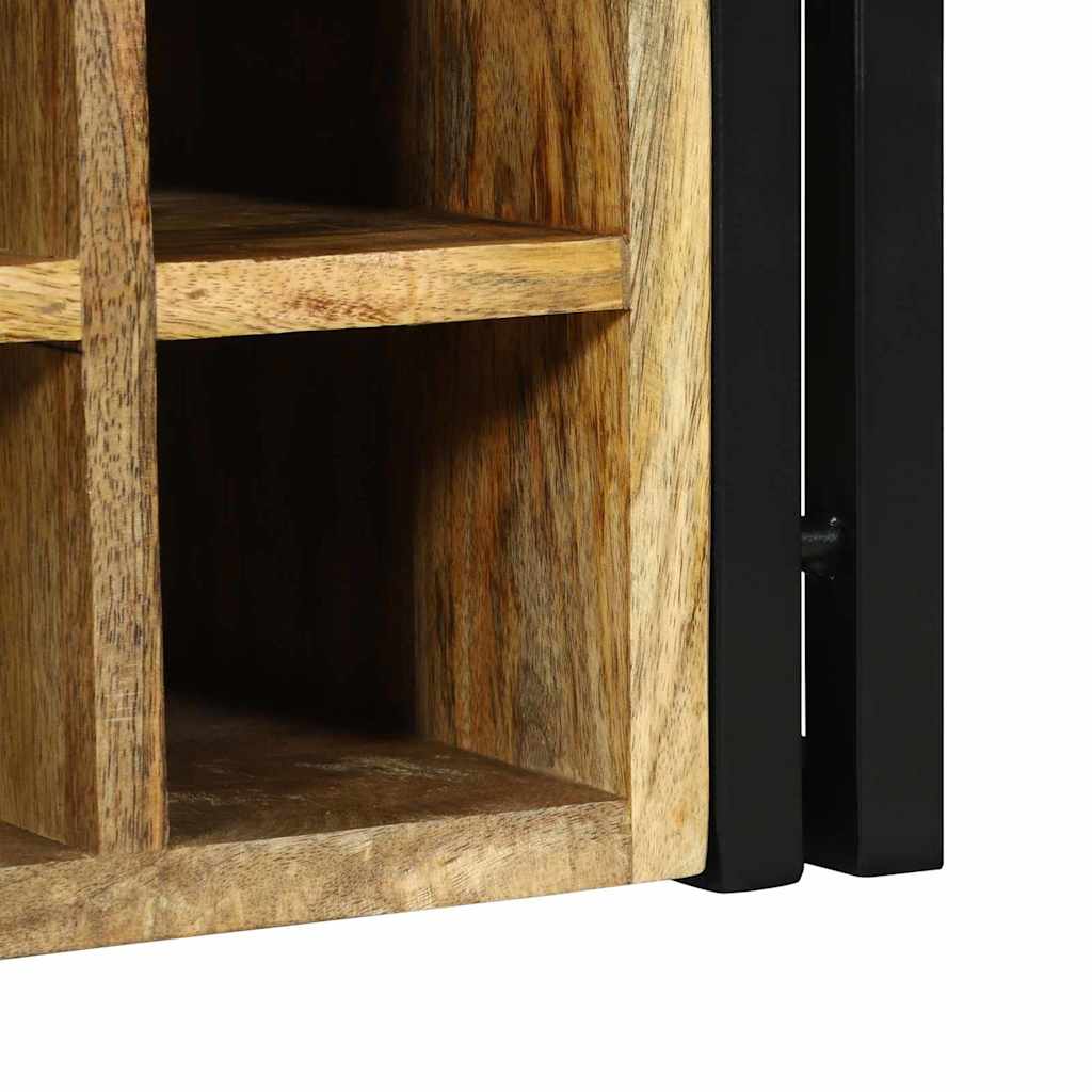 Borágas 2 pcs barna és fekete 46 x 35 x 27,5 cm tömör mangófát