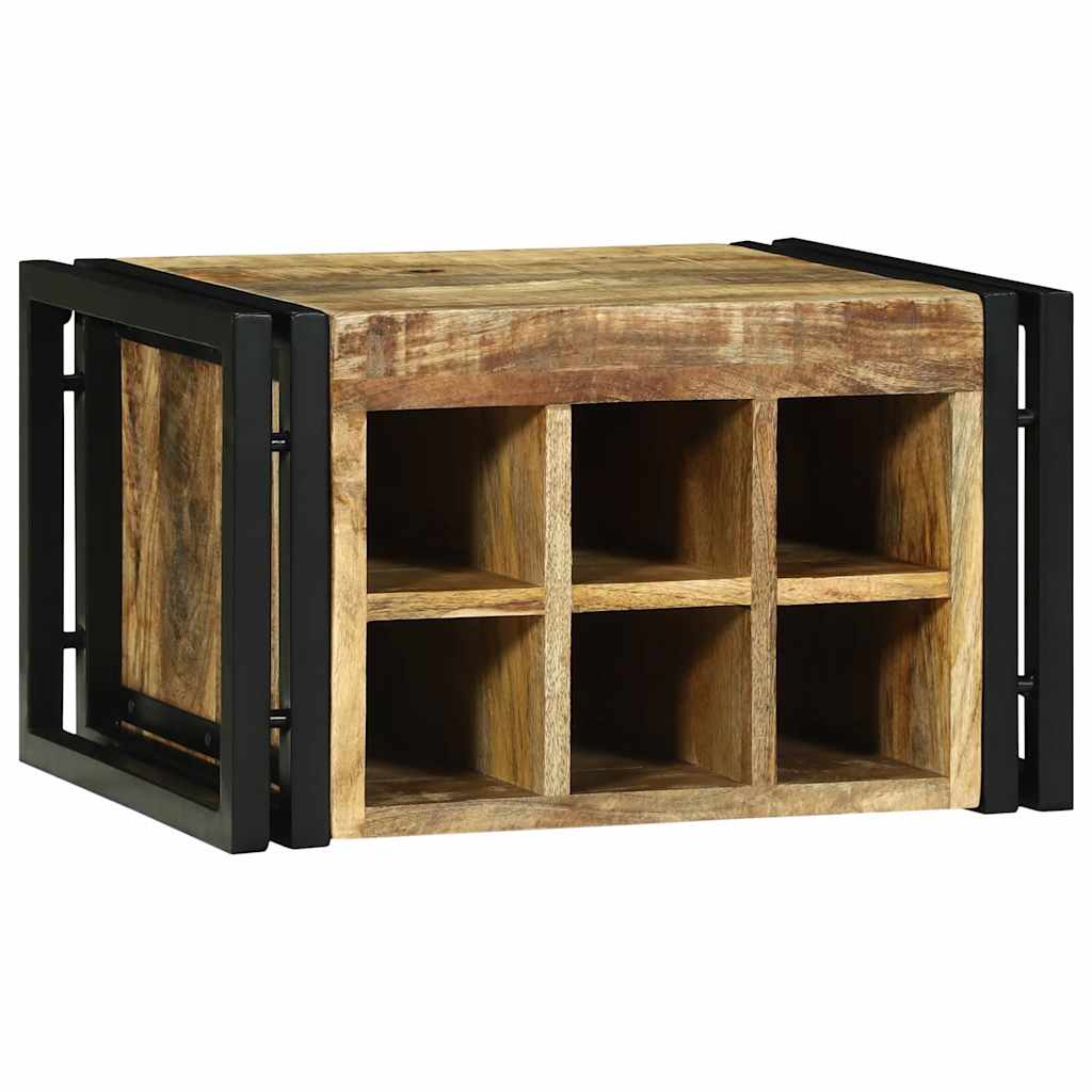 Borágas 2 pcs barna és fekete 46 x 35 x 27,5 cm tömör mangófát