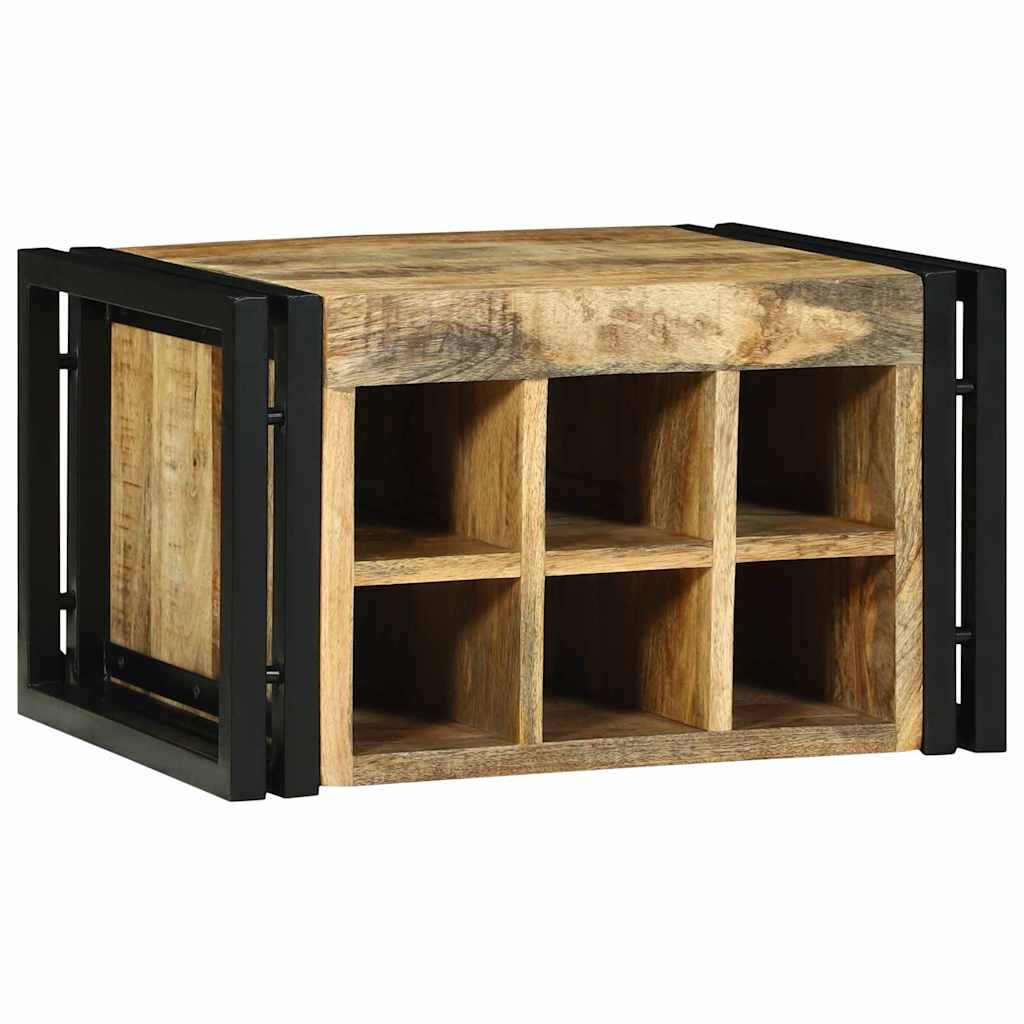 Borágas 2 pcs barna és fekete 46 x 35 x 27,5 cm tömör mangófát