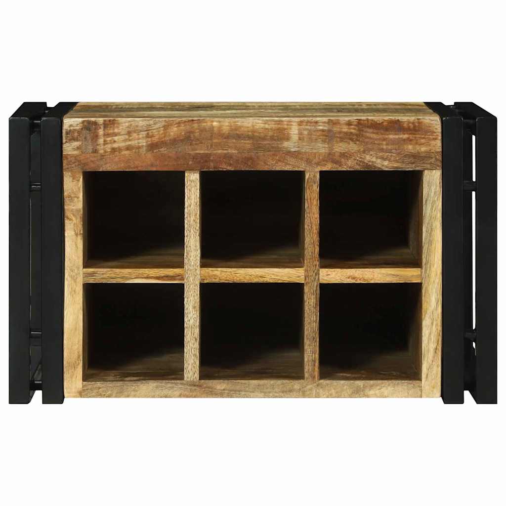 Borágas 2 pcs barna és fekete 46 x 35 x 27,5 cm tömör mangófát