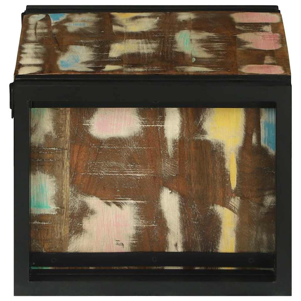 Borágas 2 pcs 46 x 35 x 27,5 cm szilárd újrahasznosított fa