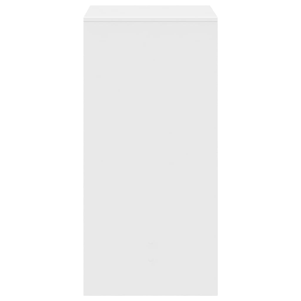 Fehér szerelt fa bárasztal 51 x 50 x 103,5 cm