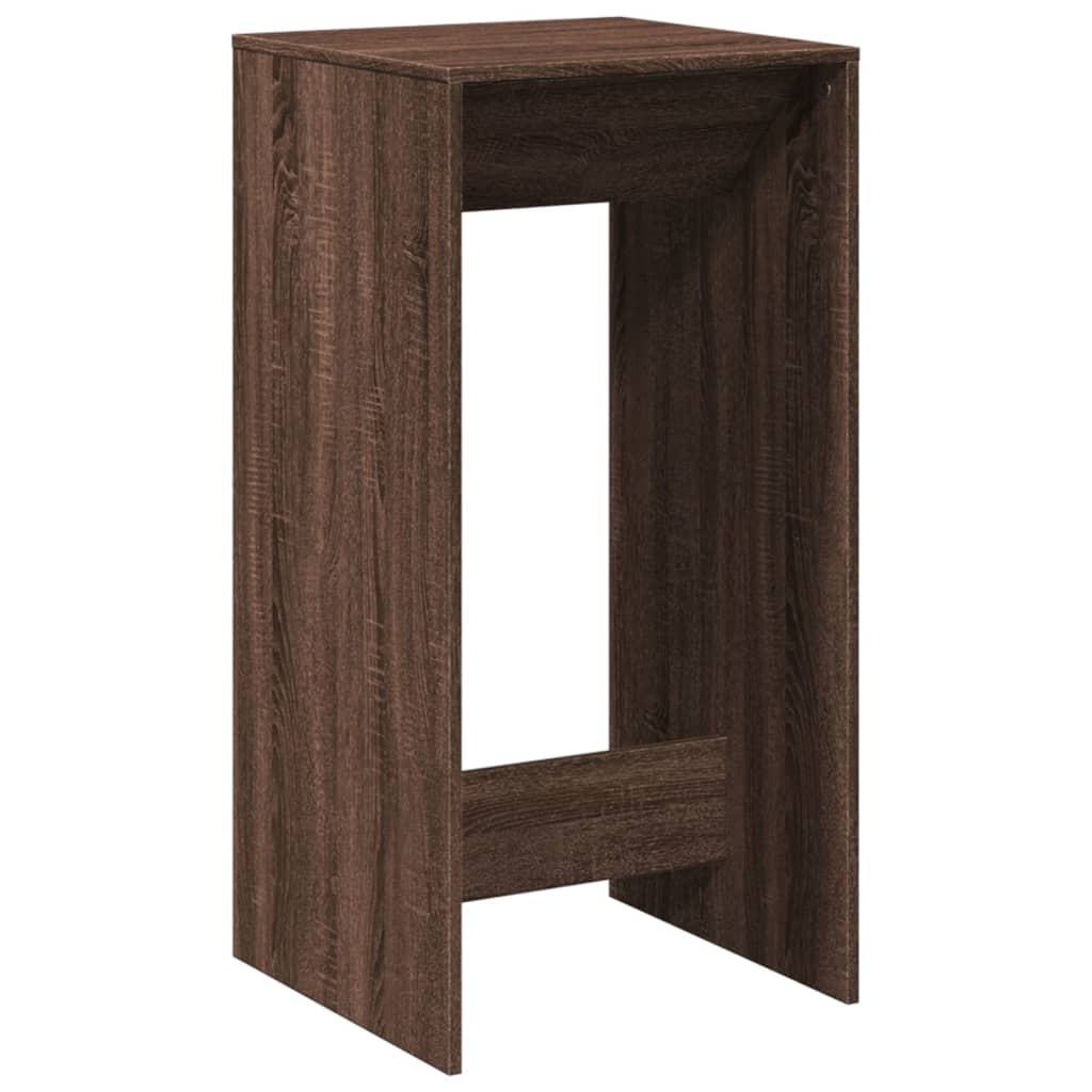 Barna tölgy színű szerelt fa bárasztal 51 x 50 x 103,5 cm Barna tölgy színű szerelt fa bárasztal 51 x 50 x 103,5 cm