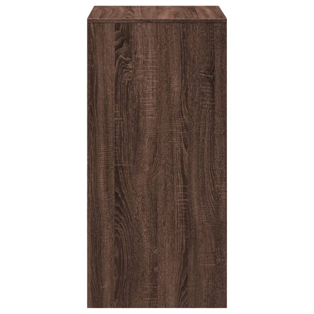 Barna tölgy színű szerelt fa bárasztal 51 x 50 x 103,5 cm Barna tölgy színű szerelt fa bárasztal 51 x 50 x 103,5 cm