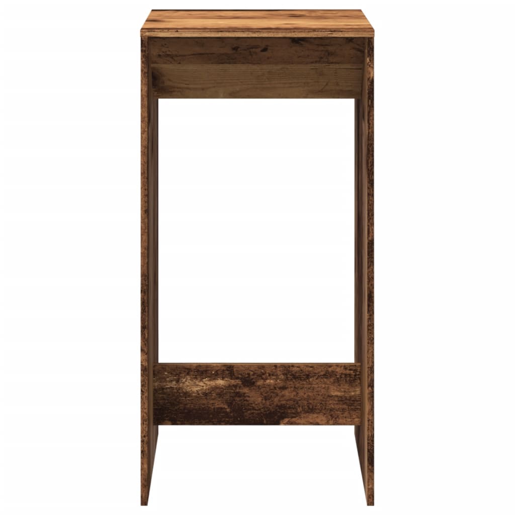 Antik fa színű szerelt fa bárasztal 51 x 50 x 103,5 cm Antik fa színű szerelt fa bárasztal 51 x 50 x 103,5 cm