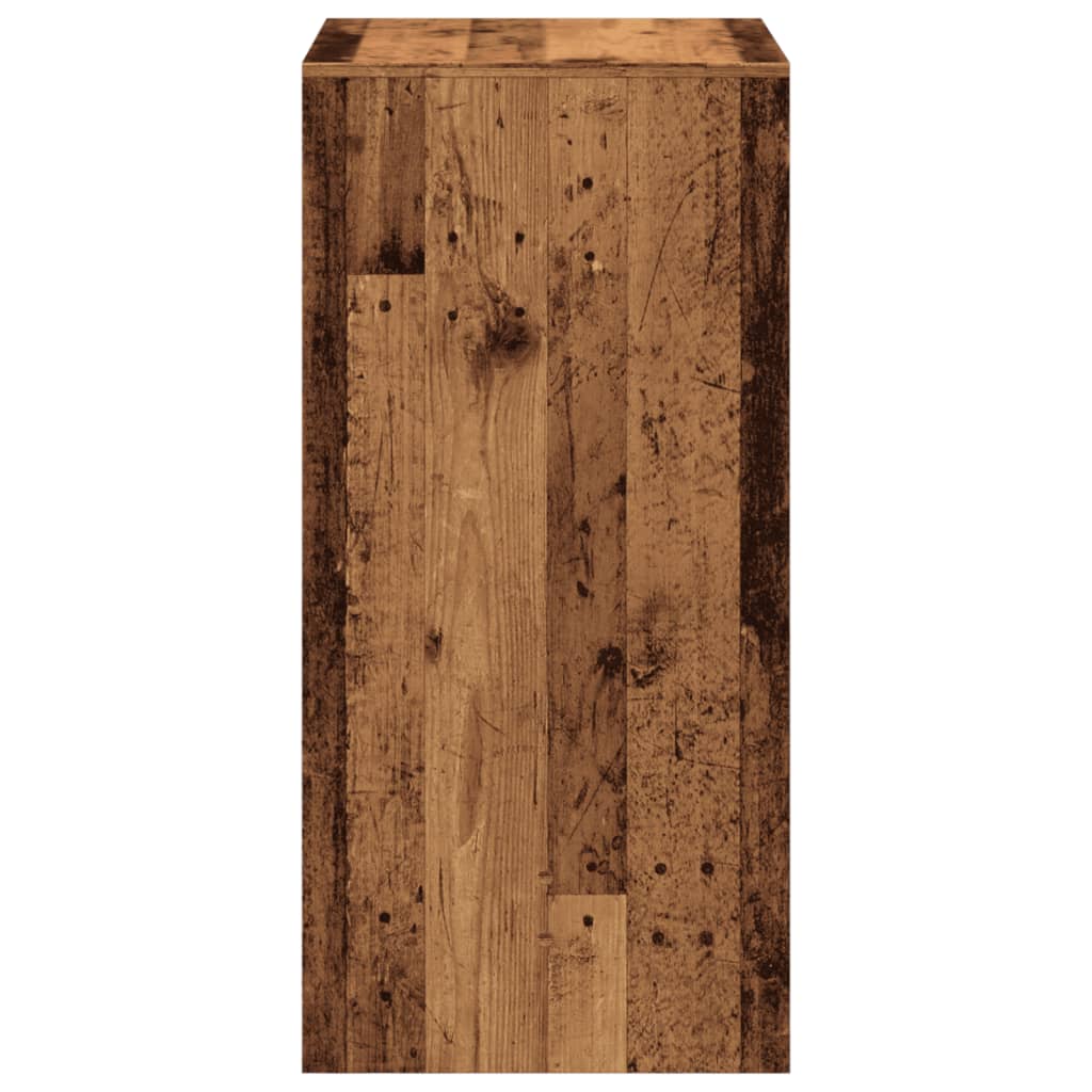 Antik fa színű szerelt fa bárasztal 51 x 50 x 103,5 cm Antik fa színű szerelt fa bárasztal 51 x 50 x 103,5 cm