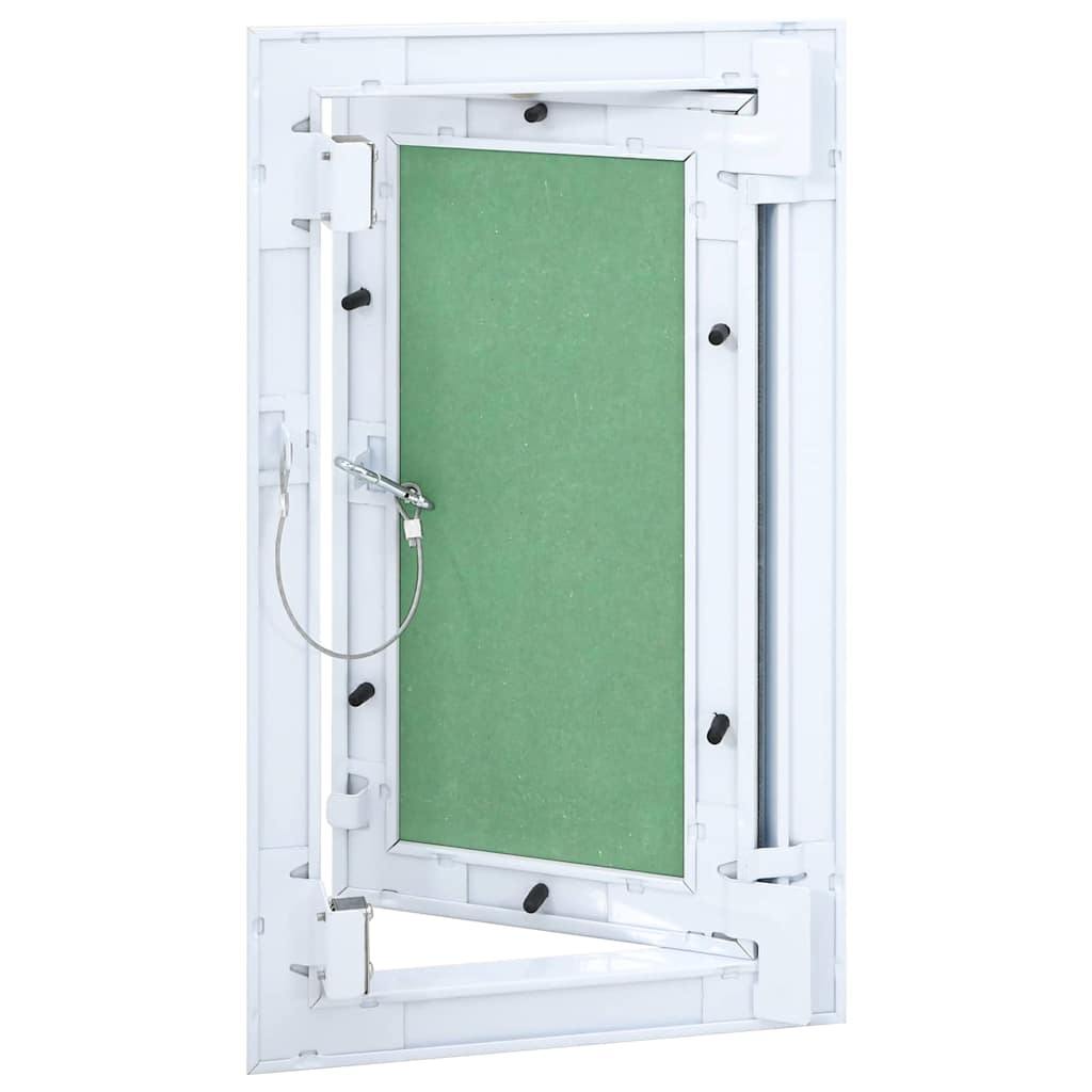 Hozzáférési panel zöld és ezüst 30 x 55 cm