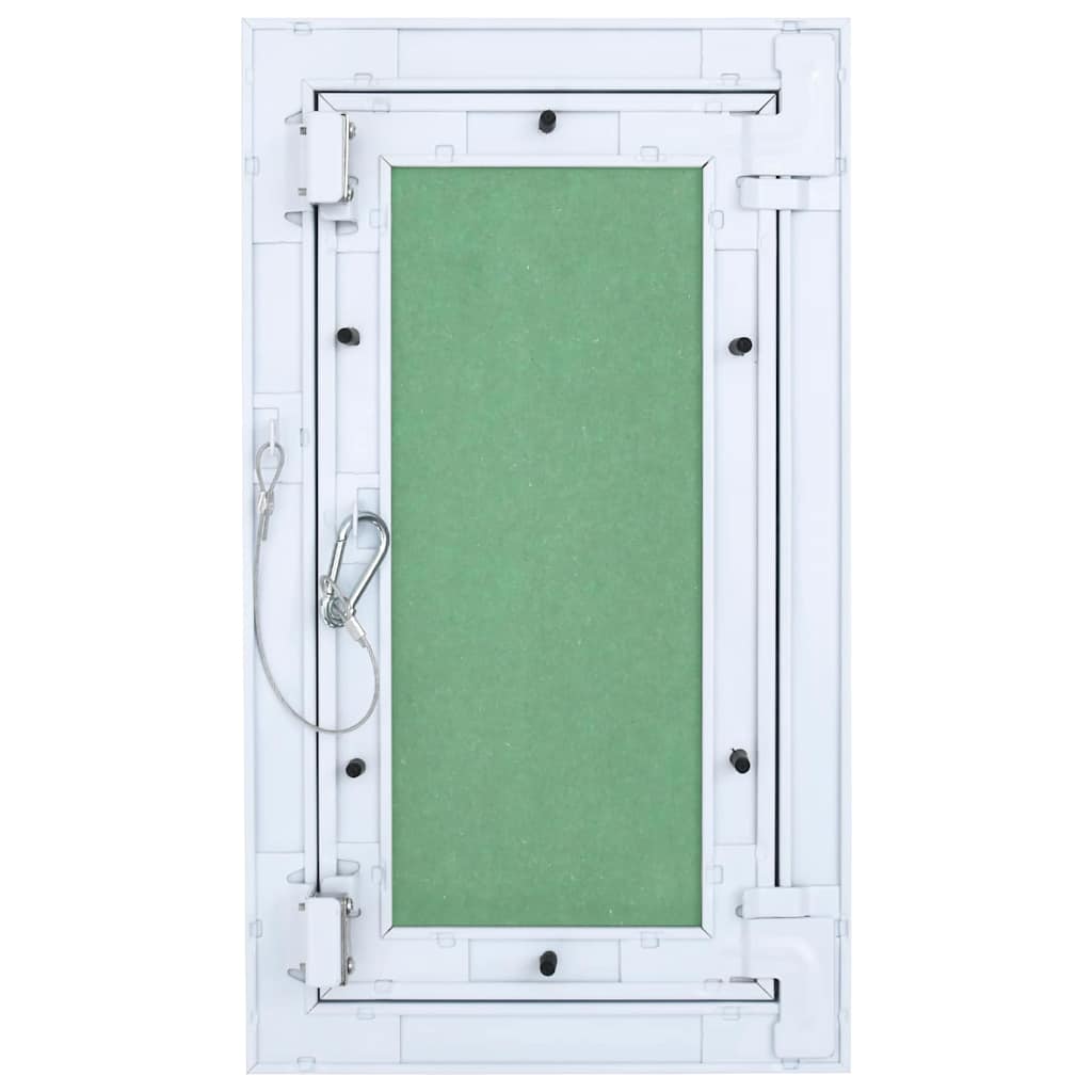 Hozzáférési panel zöld és ezüst 30 x 55 cm