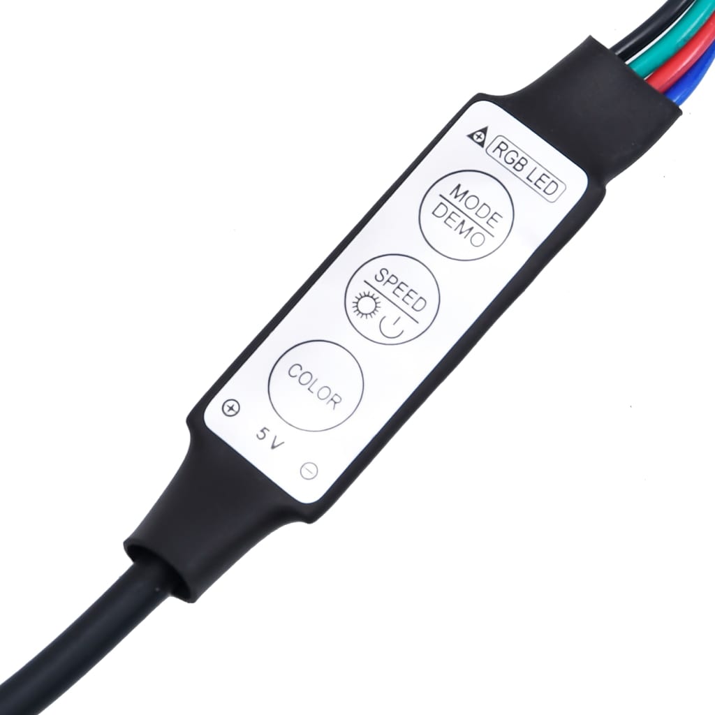 Barna tölgy színű szerelt fa íróasztal led-ekkel 200x104x91 cm Barna tölgy színű szerelt fa íróasztal led-ekkel 200x104x91 cm