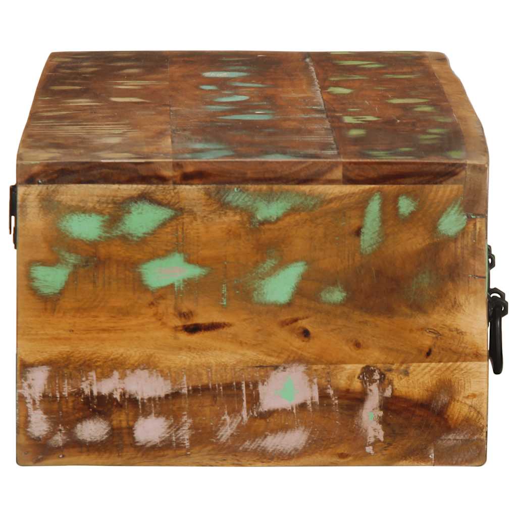 Tömör újrahasznosított falra szerelhető tv-szekrény 100x30x19cm