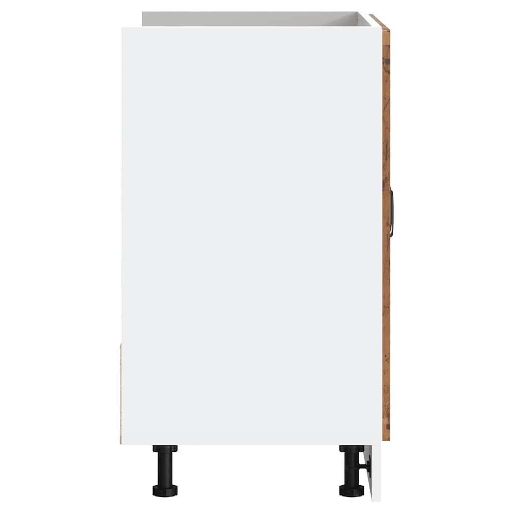 Mosogató aljzat szekrény kalmar régi fa 80x46x81,5cm műanyag fa